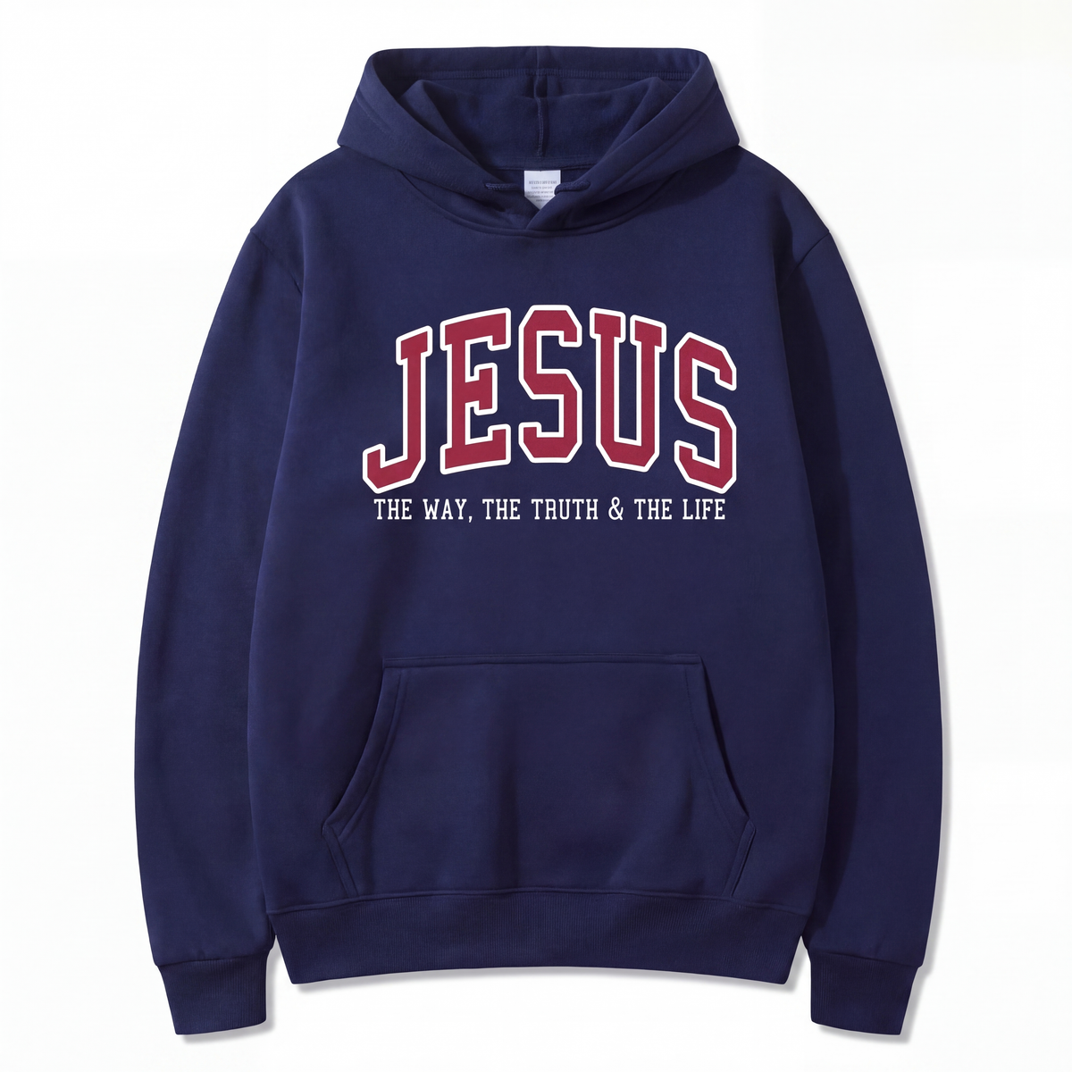 Jesus The Way The Truth and The Life Varsity Hoodie