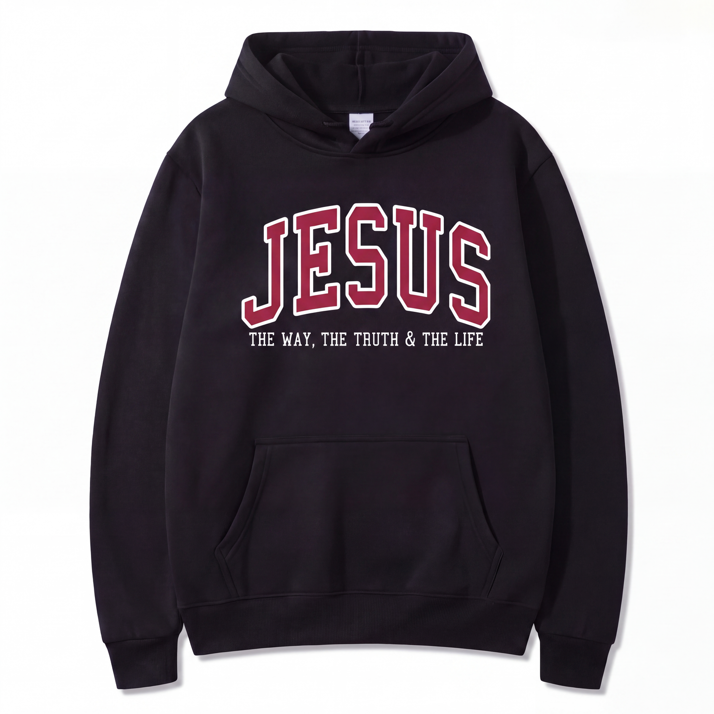 Jesus The Way The Truth and The Life Varsity Hoodie